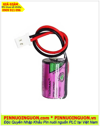 Tadiran TL-5902 (Dây zắc cắm); Pin nuôi nguồn Tadiran TL-5902 lithium 3.6v 1/2AA 1200mAh chính hãng 